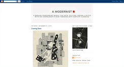 Desktop Screenshot of amodernist.blogspot.com