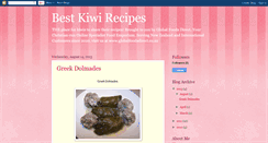 Desktop Screenshot of bestkiwirecipes.blogspot.com