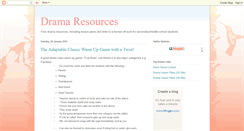 Desktop Screenshot of drama-resources.blogspot.com