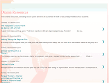 Tablet Screenshot of drama-resources.blogspot.com