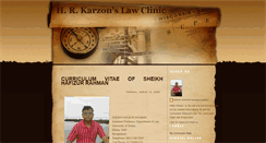 Desktop Screenshot of hrkarzon-law-clinic.blogspot.com