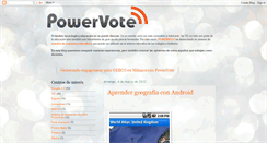 Desktop Screenshot of educacionytic-powervote.blogspot.com