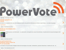 Tablet Screenshot of educacionytic-powervote.blogspot.com