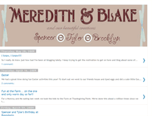 Tablet Screenshot of meredithandblake.blogspot.com