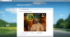 Desktop Screenshot of hashamsblog.blogspot.com