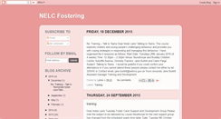 Desktop Screenshot of nelcfostering.blogspot.com