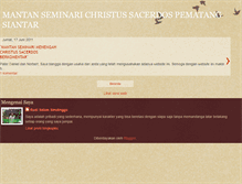 Tablet Screenshot of mantanseminari.blogspot.com