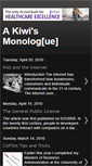 Mobile Screenshot of kiwimonolog.blogspot.com