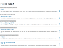 Tablet Screenshot of fweee-tags.blogspot.com