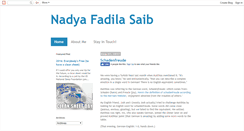 Desktop Screenshot of nadya-saib.blogspot.com