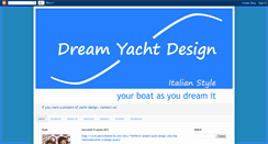 Desktop Screenshot of dreamyachtdesign.blogspot.com