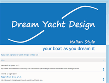 Tablet Screenshot of dreamyachtdesign.blogspot.com