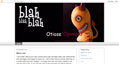 Desktop Screenshot of otioseopinions.blogspot.com