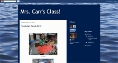 Desktop Screenshot of mrscarrclassroom.blogspot.com