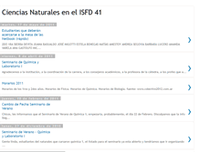 Tablet Screenshot of cienciasnaturales41.blogspot.com