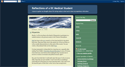 Desktop Screenshot of dcmedstudent.blogspot.com