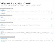 Tablet Screenshot of dcmedstudent.blogspot.com