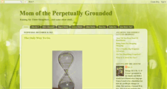 Desktop Screenshot of momoftheperpetuallygrounded.blogspot.com