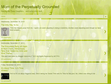 Tablet Screenshot of momoftheperpetuallygrounded.blogspot.com