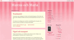 Desktop Screenshot of marcusochmaria.blogspot.com