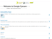 Tablet Screenshot of energieeyecare.blogspot.com