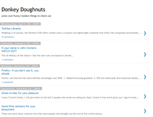 Tablet Screenshot of donkeydoughnuts.blogspot.com