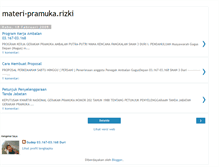Tablet Screenshot of materi-pramuka.blogspot.com