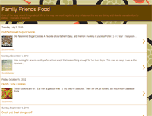 Tablet Screenshot of familyfriendsfood.blogspot.com