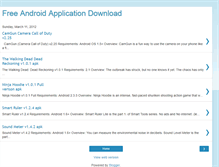 Tablet Screenshot of freeandroidapplicationdownloads.blogspot.com