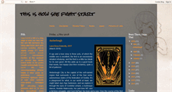 Desktop Screenshot of fightstart.blogspot.com