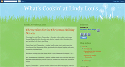 Desktop Screenshot of lindylouscheesecakes.blogspot.com