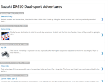 Tablet Screenshot of dualsportadventures.blogspot.com