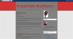 Desktop Screenshot of expatriatebuckeyes.blogspot.com