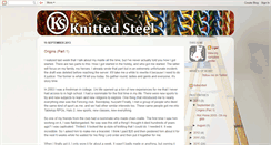 Desktop Screenshot of knittedsteel.blogspot.com