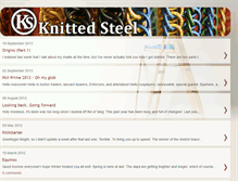 Tablet Screenshot of knittedsteel.blogspot.com