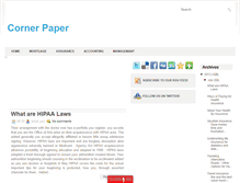 Tablet Screenshot of cornerpaper.blogspot.com