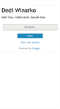 Mobile Screenshot of dediwinarko.blogspot.com