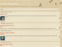 Tablet Screenshot of masonbundschuh.blogspot.com