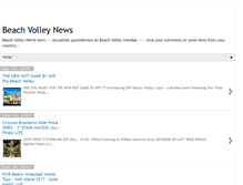 Tablet Screenshot of beachvolley-news.blogspot.com