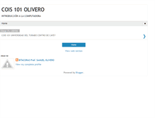 Tablet Screenshot of cois101olivero.blogspot.com