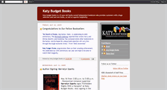 Desktop Screenshot of katybooks.blogspot.com