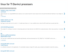 Tablet Screenshot of linuxfortidavinciprocessors.blogspot.com