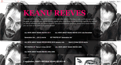 Desktop Screenshot of keanureeves-celebfan.blogspot.com