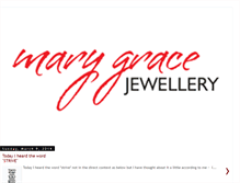 Tablet Screenshot of marygracejewellery.blogspot.com