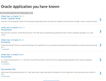 Tablet Screenshot of knoworacleapps.blogspot.com