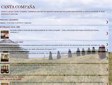 Tablet Screenshot of cantacompana.blogspot.com