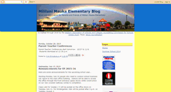 Desktop Screenshot of mililanimaukaelementaryblog.blogspot.com