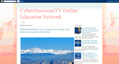 Desktop Screenshot of cyberclassroomtv.blogspot.com