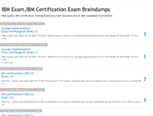 Tablet Screenshot of ibm-cert.blogspot.com