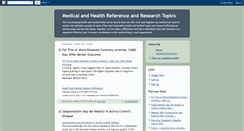 Desktop Screenshot of medical-health.blogspot.com